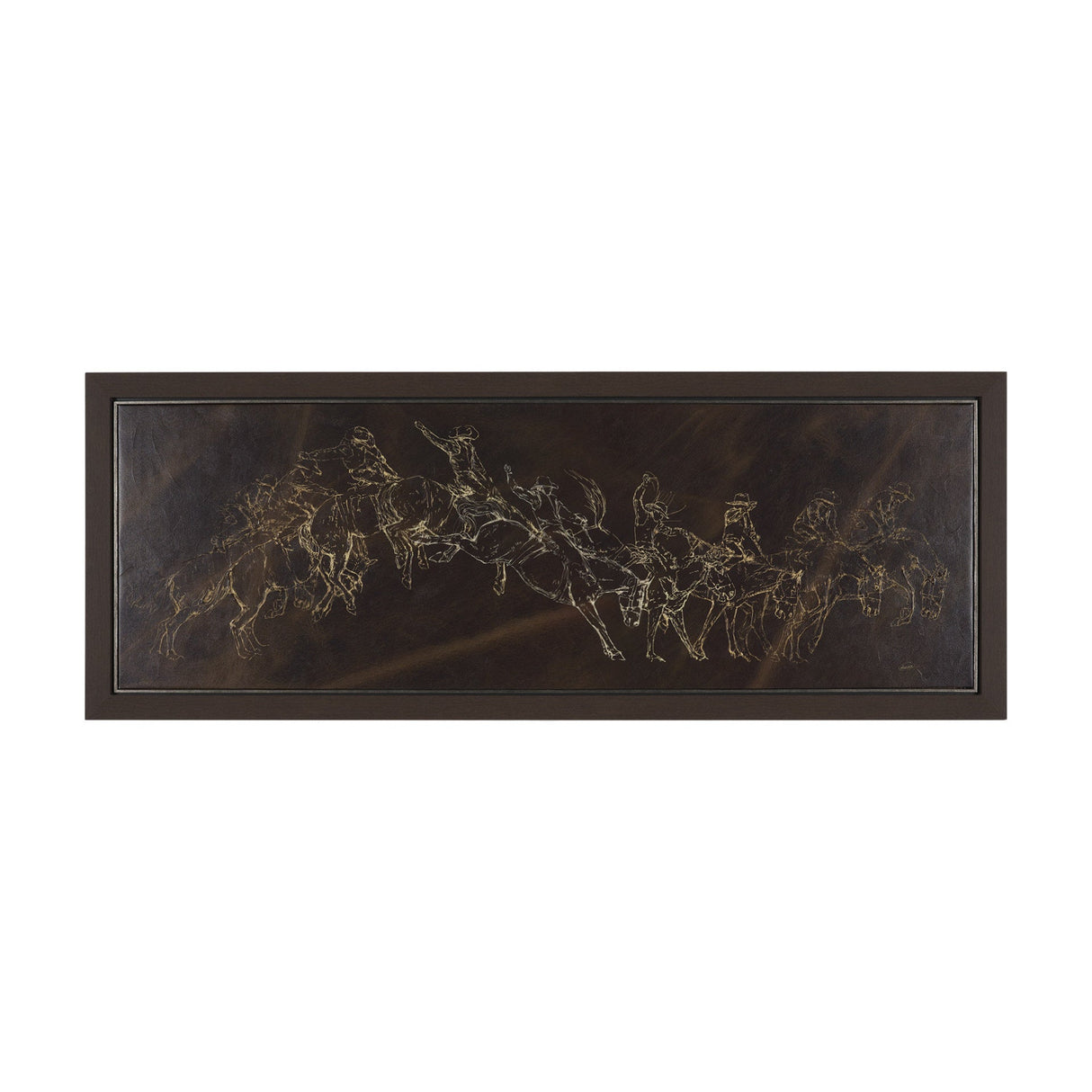 Ride 'Em Cowboy by Mercana Studio a Hand Embellished Textured Framed Canvas by Mercana at Eve Furniture