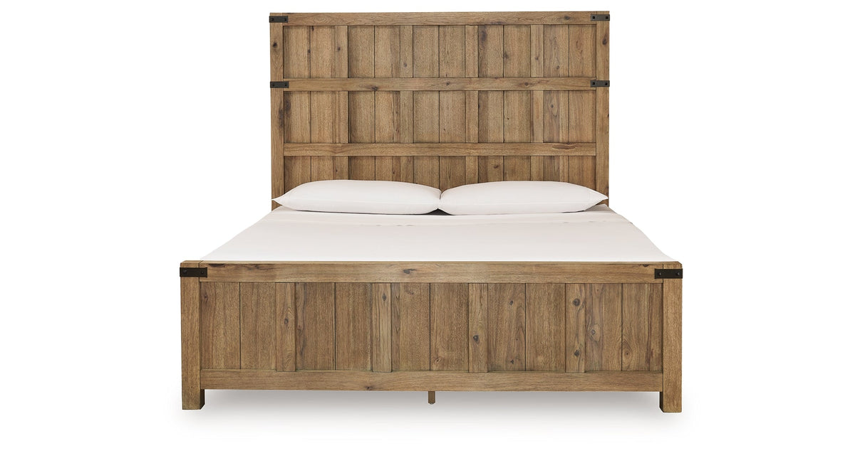Ridgester Light Brown Panel Bedroom Set by Ashley at Eve Furniture