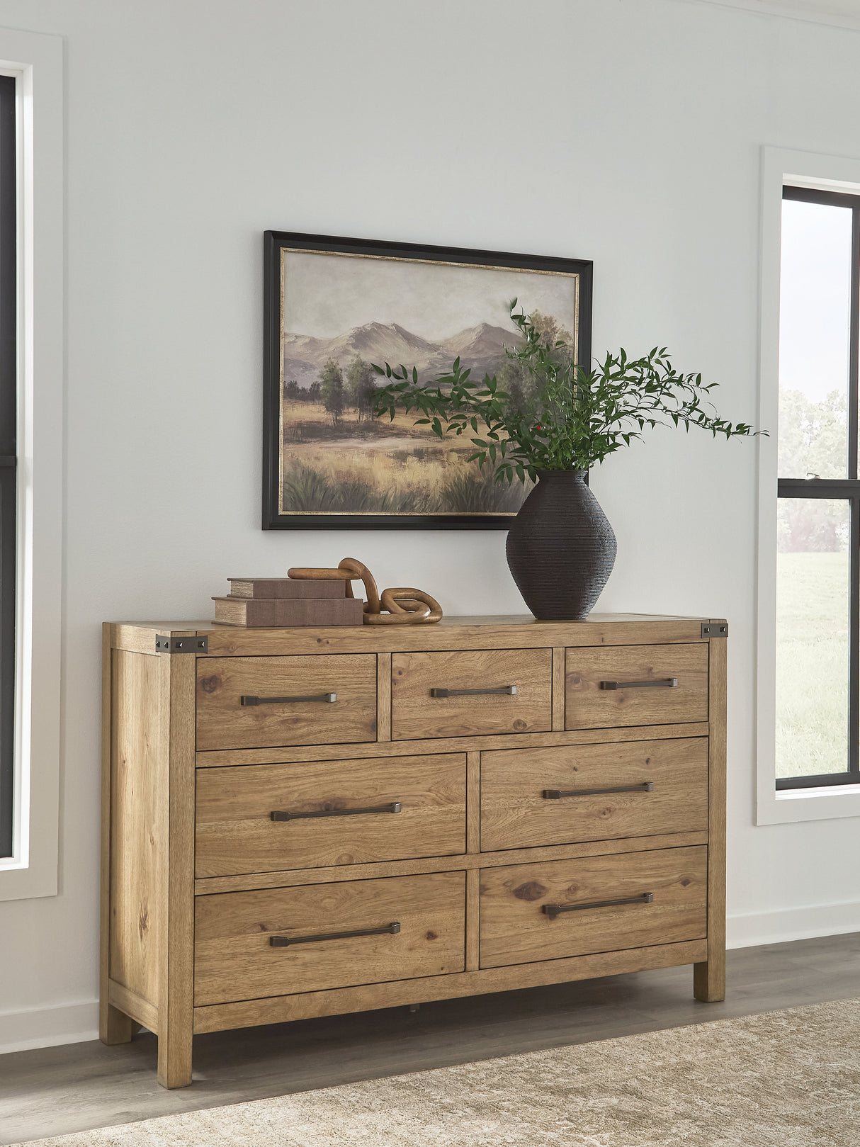 Ridgester Light Brown Panel Bedroom Set by Ashley at Eve Furniture