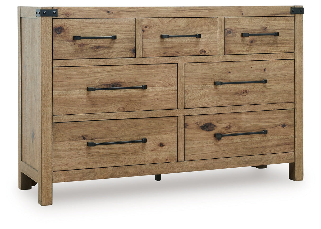 Ridgester Light Brown Panel Bedroom Set by Ashley at Eve Furniture