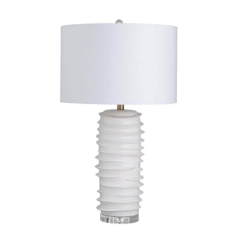 Ridgeway White Table Lamp (Set of 2) by Crestview at Eve Furniture