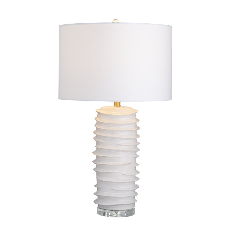 Ridgeway White Table Lamp (Set of 2) by Crestview at Eve Furniture