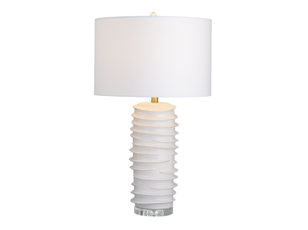 Ridgeway White Table Lamp (Set of 2) by Crestview at Eve Furniture