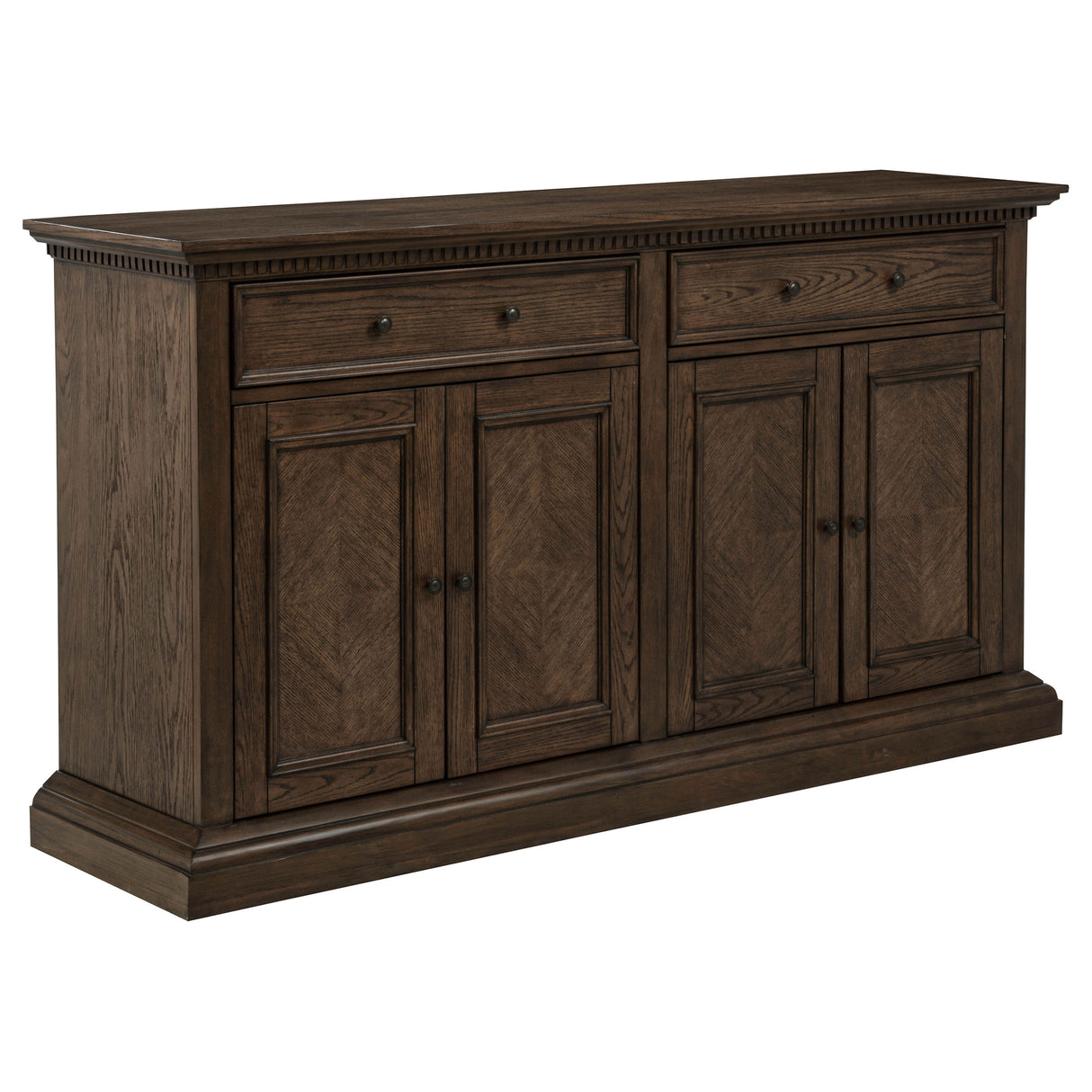 Ridgewell Dark Oak 2-drawer 4-door Dining Server by Coaster at Eve Furniture