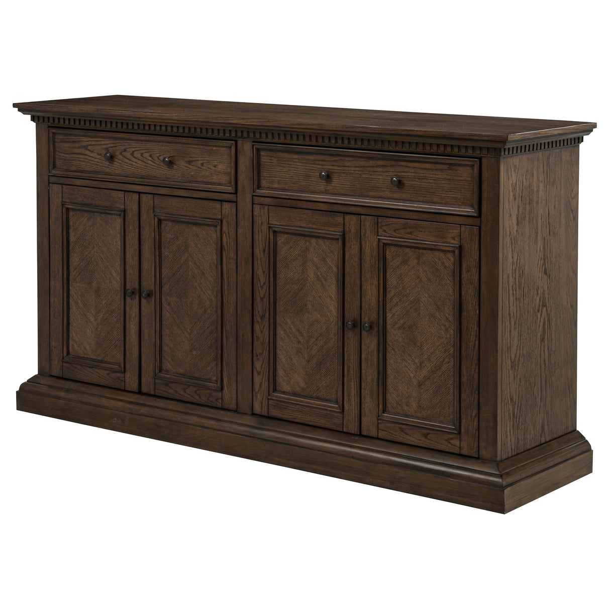 Ridgewell Dark Oak 2-drawer 4-door Dining Server by Coaster at Eve Furniture