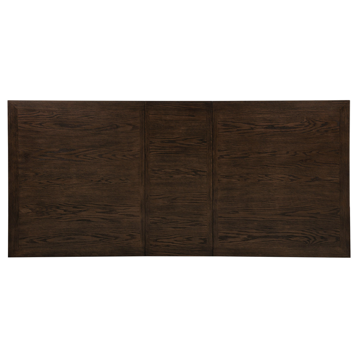 Ridgewell Dark Oak Rectangular Trestle Dining Table by Coaster at Eve Furniture