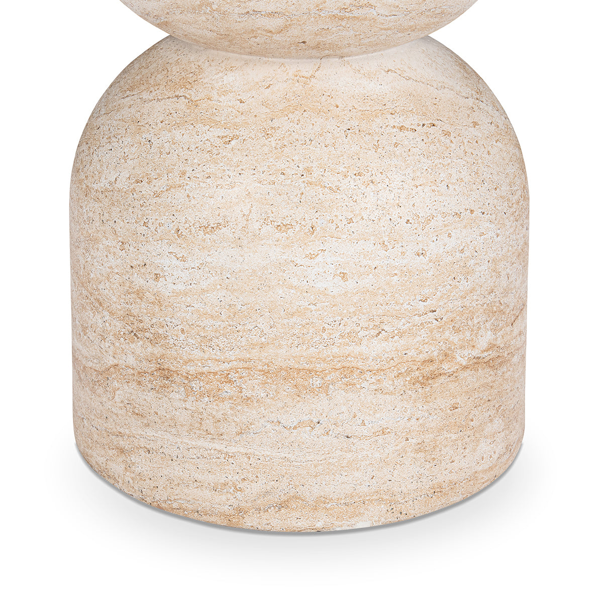 Ridgewood Capri Limestone Outdoor Accent Table by Classic Home at Eve Furniture