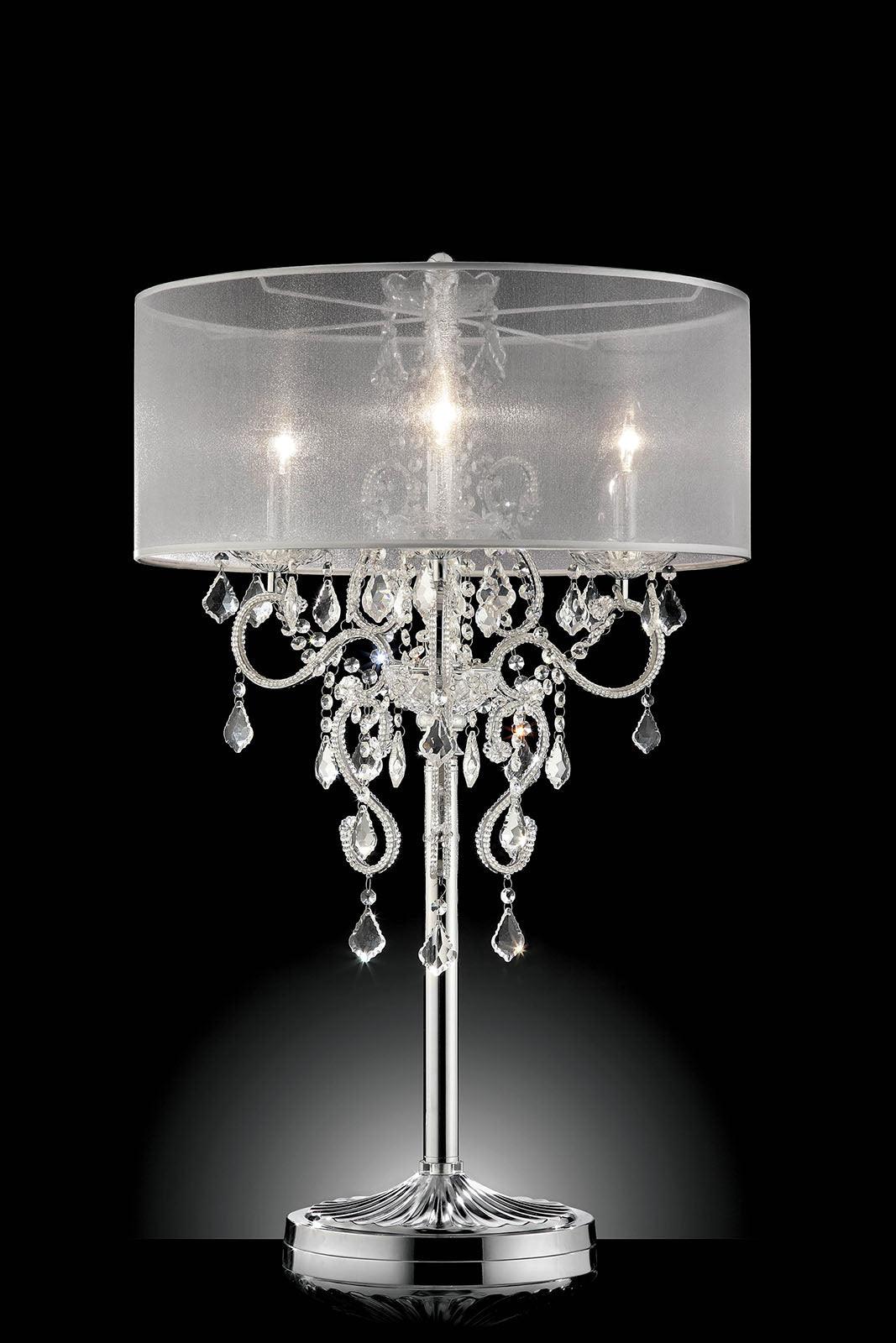 Rigel Silver Table Lamp by Furniture of America at Eve Furniture
