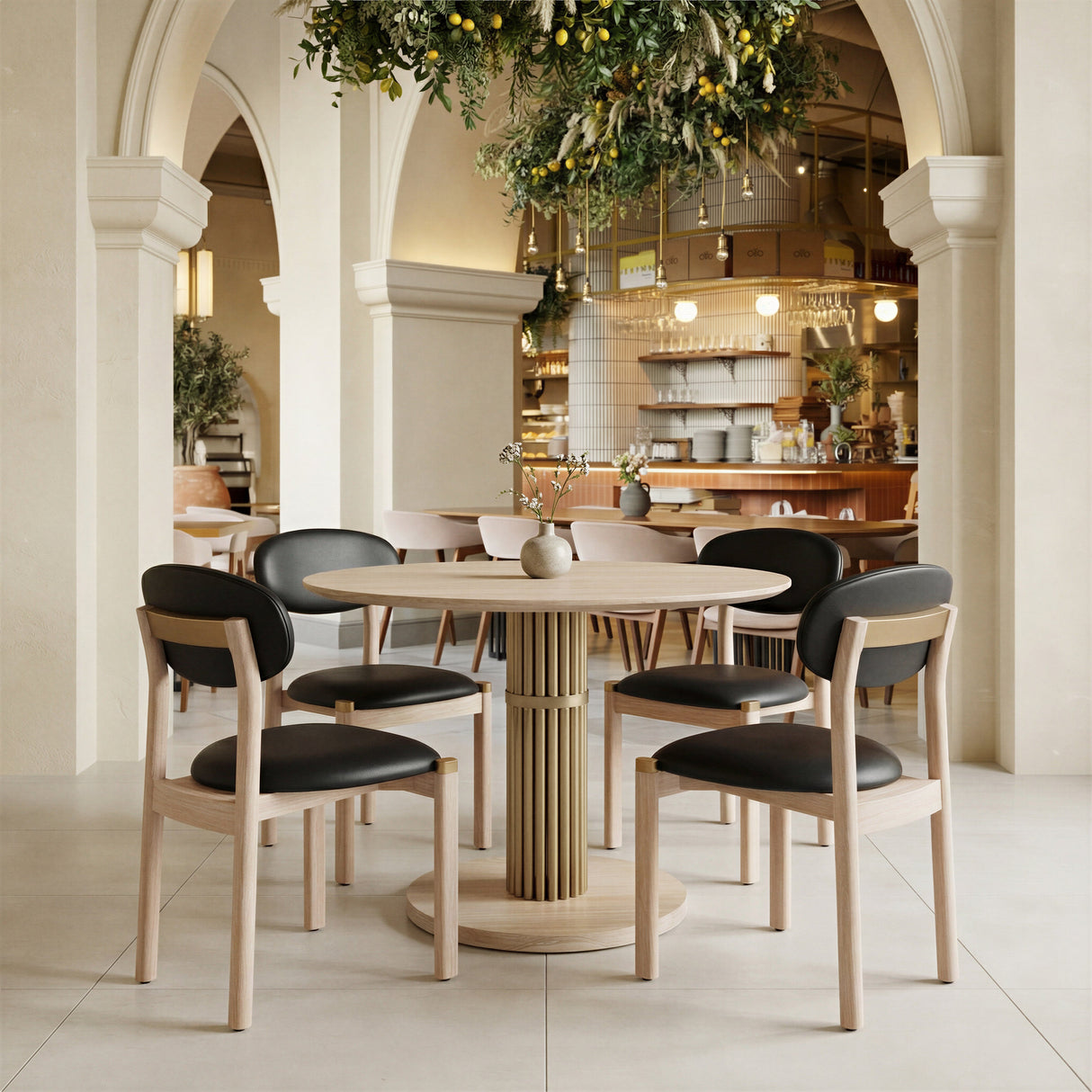 Rilou Black & Natural Dining Chair (Set of 2) by Zuomod at Eve Furniture