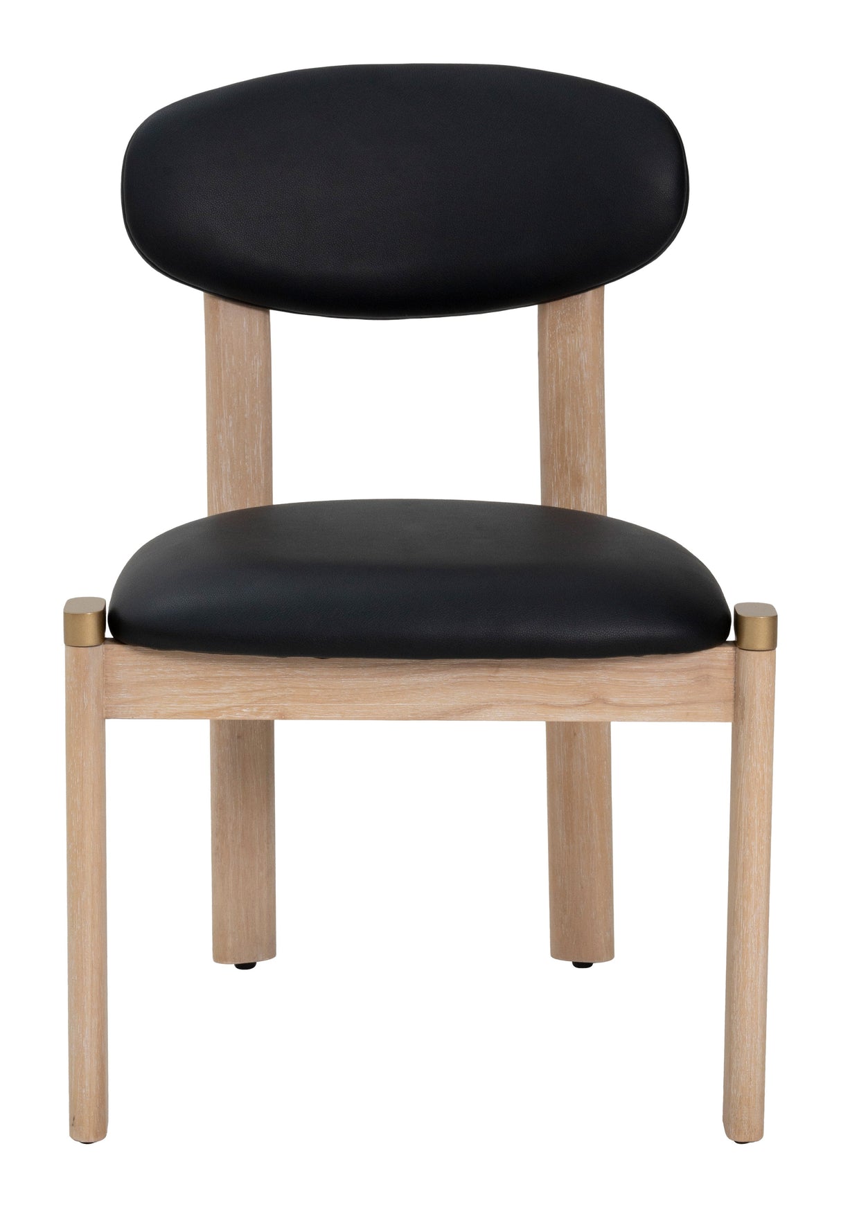 Rilou Black & Natural Dining Chair (Set of 2) by Zuomod at Eve Furniture