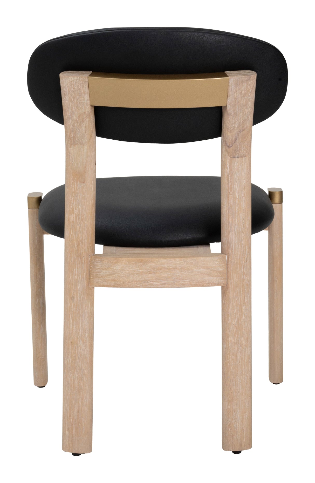 Rilou Black & Natural Dining Chair (Set of 2) by Zuomod at Eve Furniture