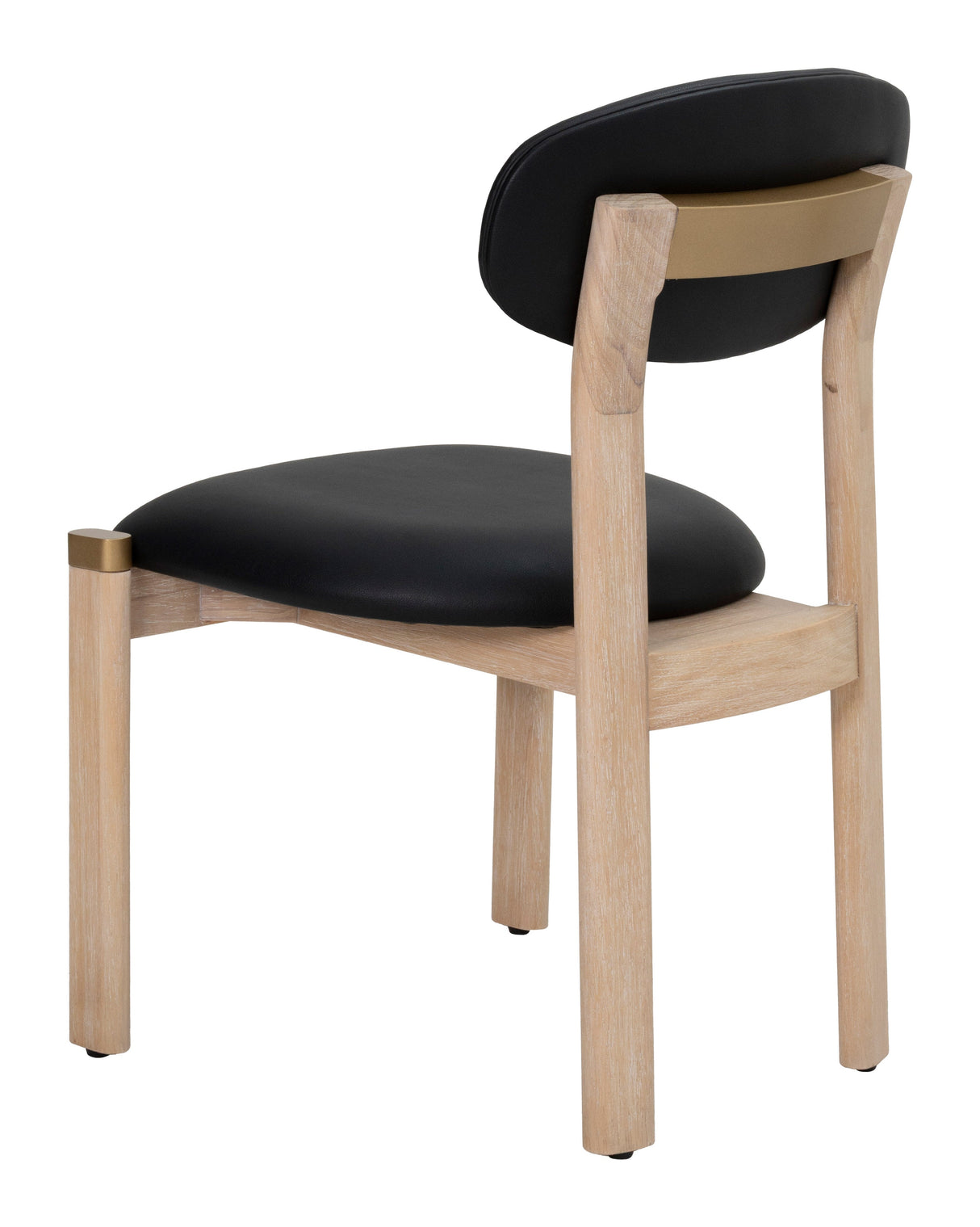 Rilou Black & Natural Dining Chair (Set of 2) by Zuomod at Eve Furniture