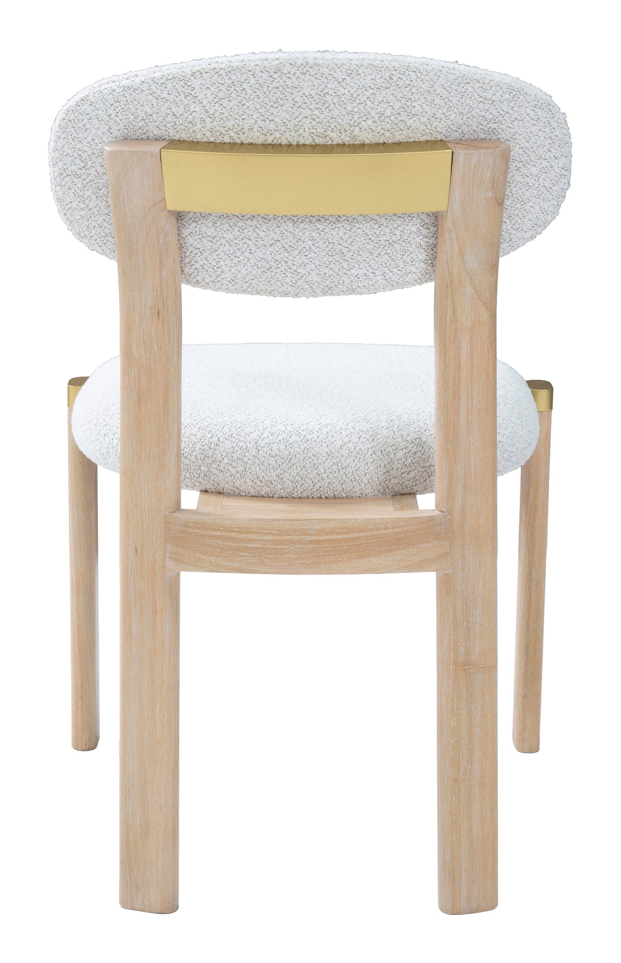 Rilou White & Natural Dining Chair (Set of 2) by Zuomod at Eve Furniture