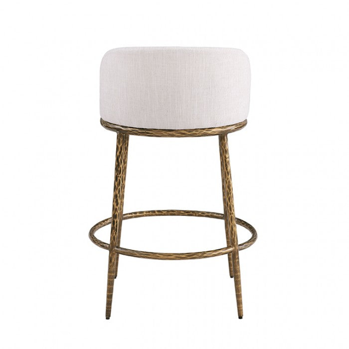 Rilva Matte Gold Counter Height Stool by Furniture of America at Eve Furniture