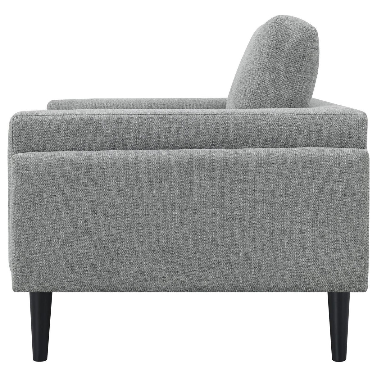 Rilynn Upholstered Track Arms Chair Grey by Coaster at Eve Furniture