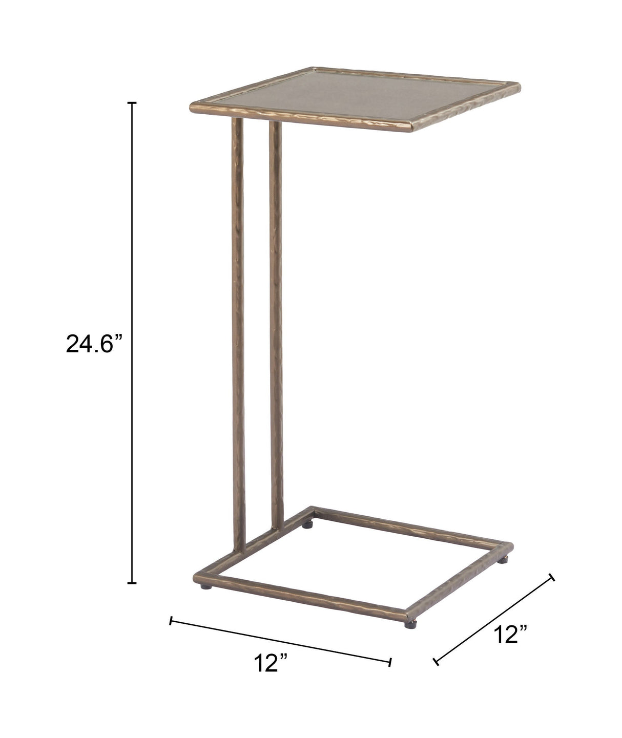 Ringen Bronze Side Table by Zuomod at Eve Furniture