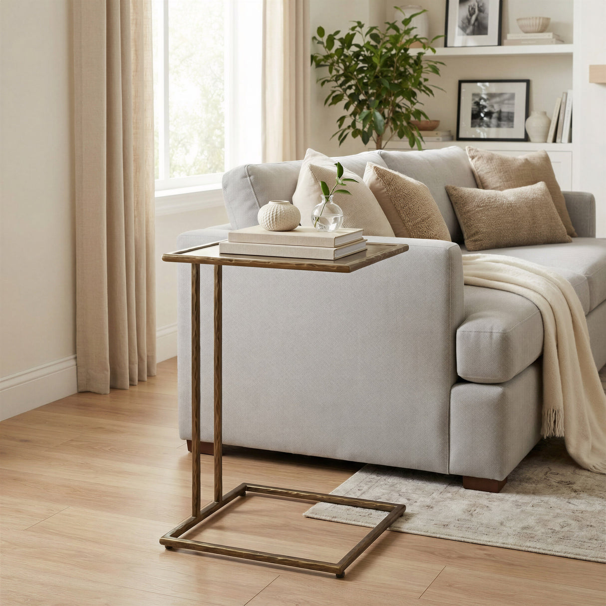 Ringen Bronze Side Table by Zuomod at Eve Furniture