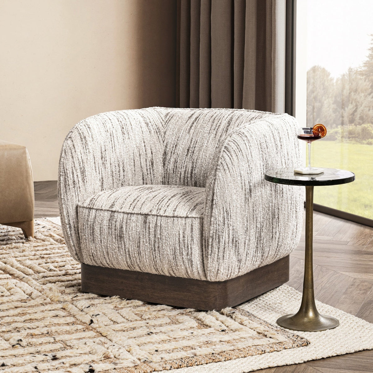 Rinner Swivel Chair by Classic Home at Eve Furniture