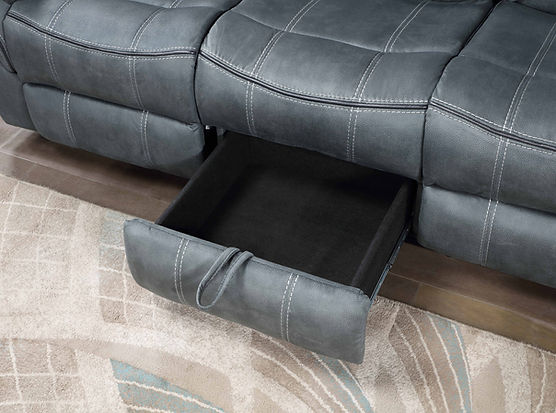 Rio Grande Grey Reclining Living Room Set by New Era Innovations at Eve Furniture