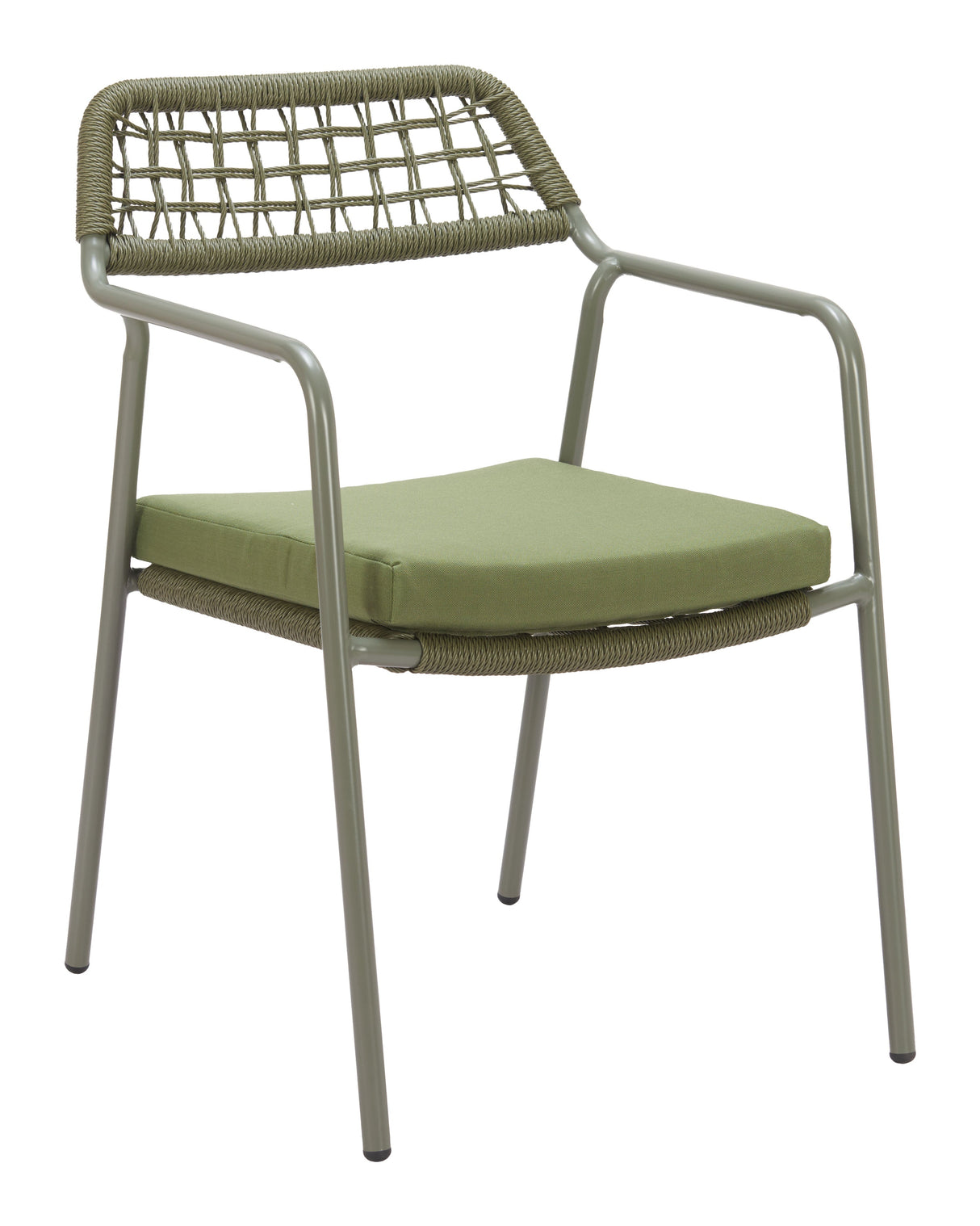 Rio Green Outdoor Dining Chair (Set of 2) by Zuomod at Eve Furniture