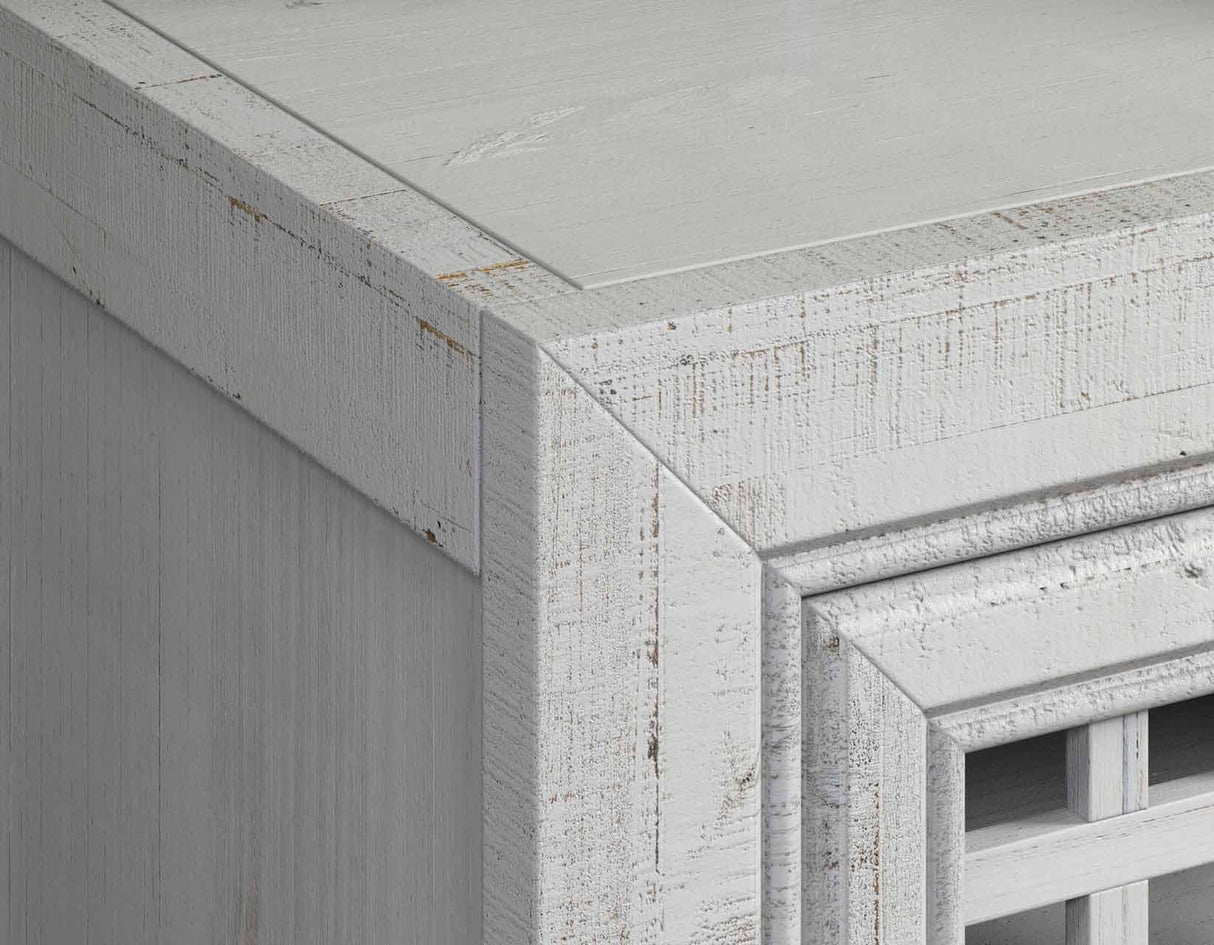 Rio Gray 4-Door Accent Cabinet by Steve Silver at Eve Furniture