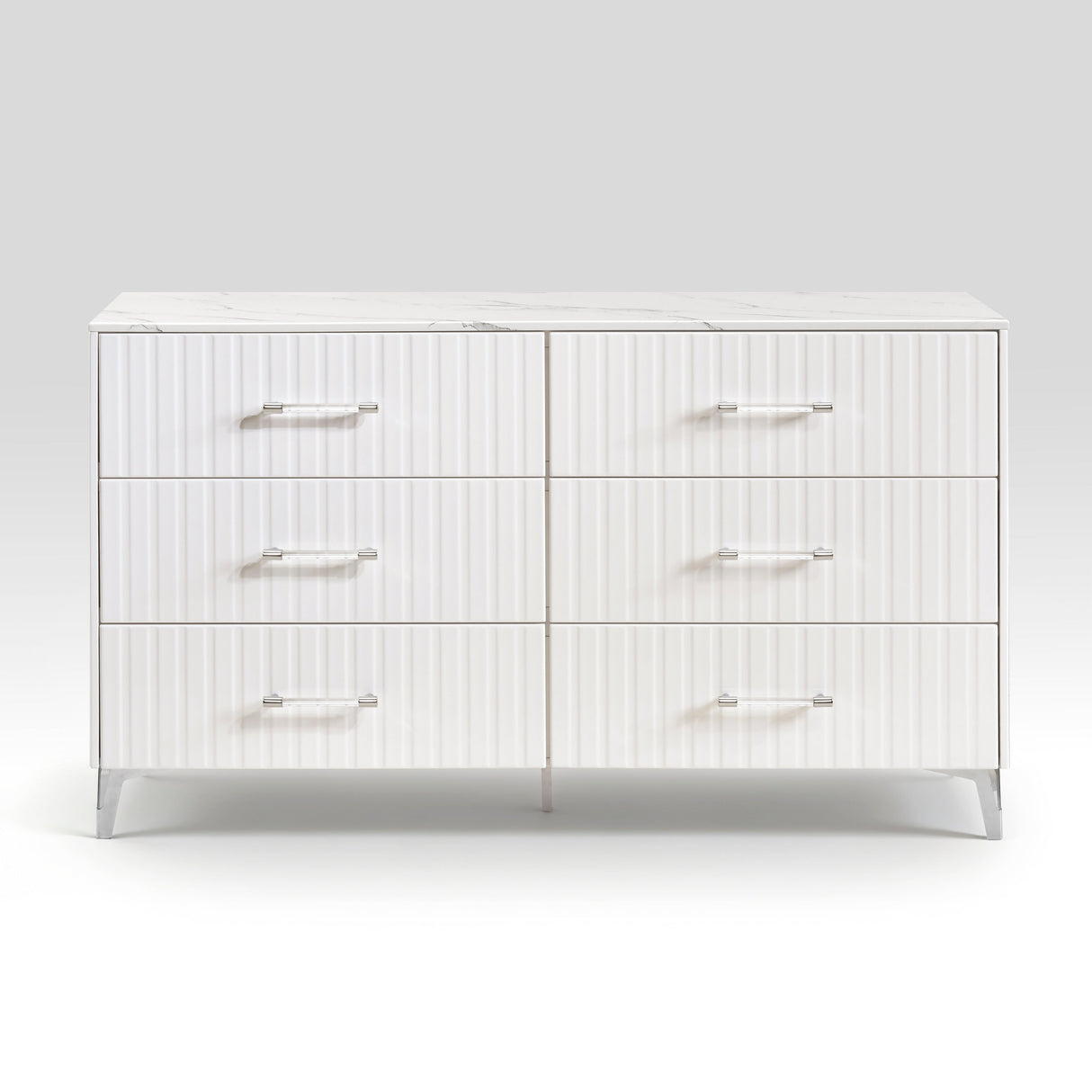 Ripple White Dresser by Homelegance at Eve Furniture