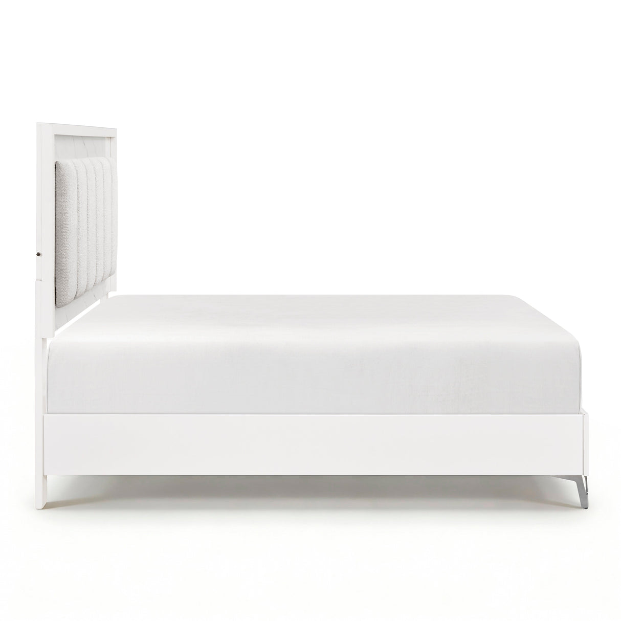 Ripple White Led Panel Bedroom Set by Homelegance at Eve Furniture