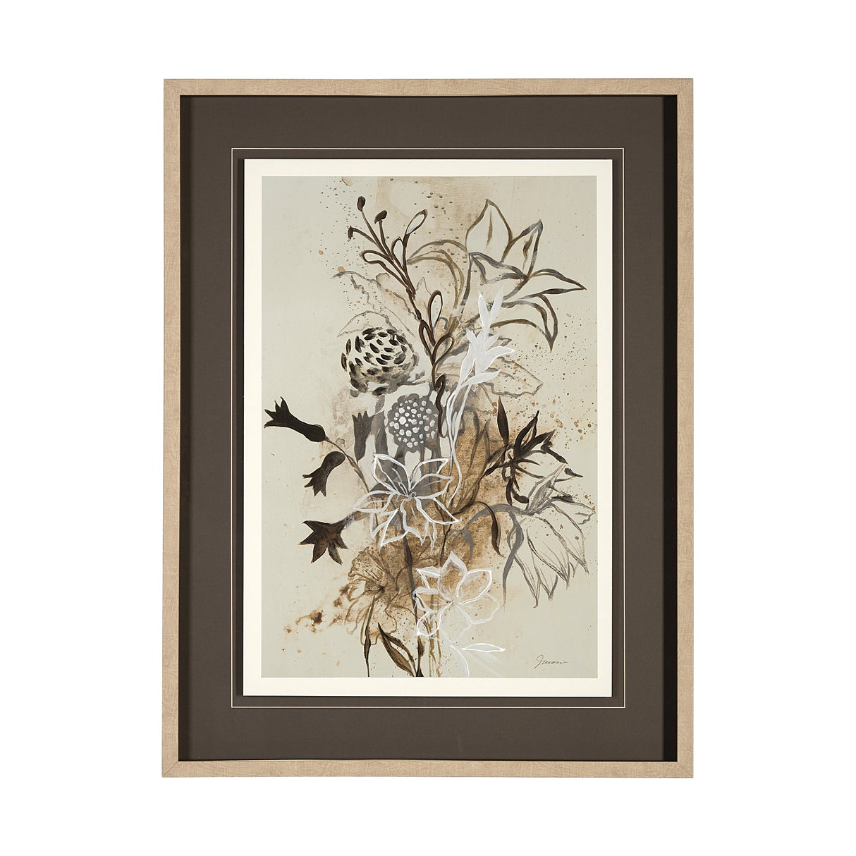 Rise & Shine I by Liz Jardine a Hand Embellished Textured Framed Art Print Matted under Glass by Mercana at Eve Furniture