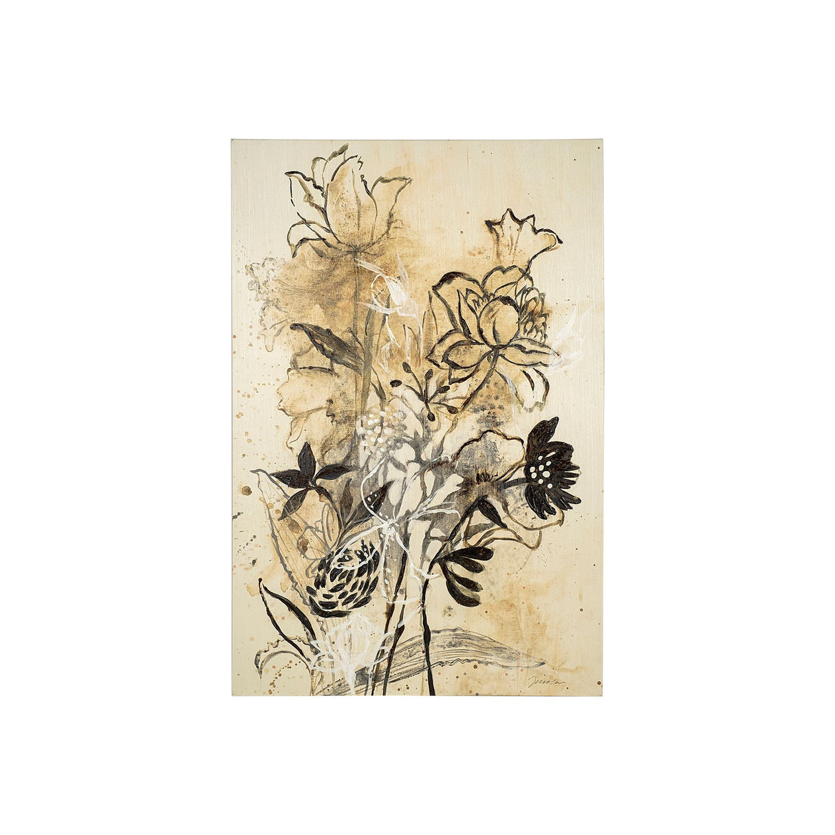 Rise & Shine II by Liz Jardine a Hand Embellished Textured Canvas by Mercana at Eve Furniture