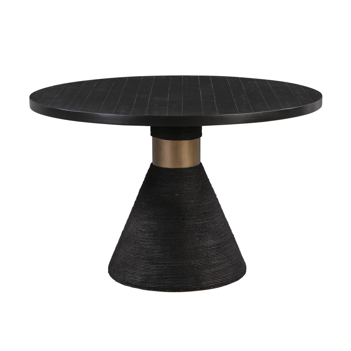 Rishi Rope 48" Round Dining Table by TOV Furniture at Eve Furniture