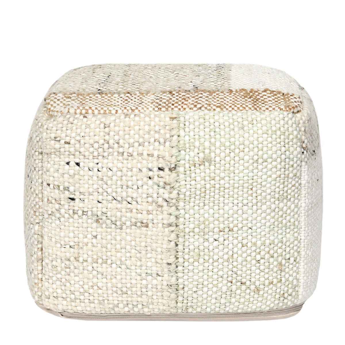 Ritsa Multi 18x18x14 Pouf by Classic Home at Eve Furniture