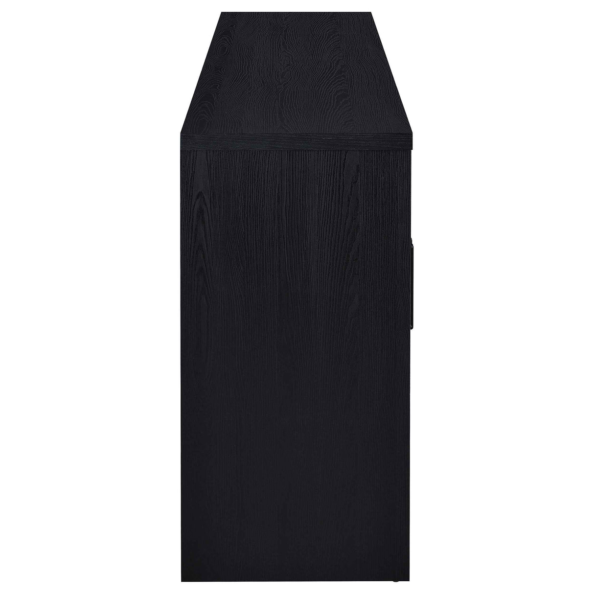 Riva Black 4-door Dining Sideboard Buffet Storage Credenza by Coaster at Eve Furniture