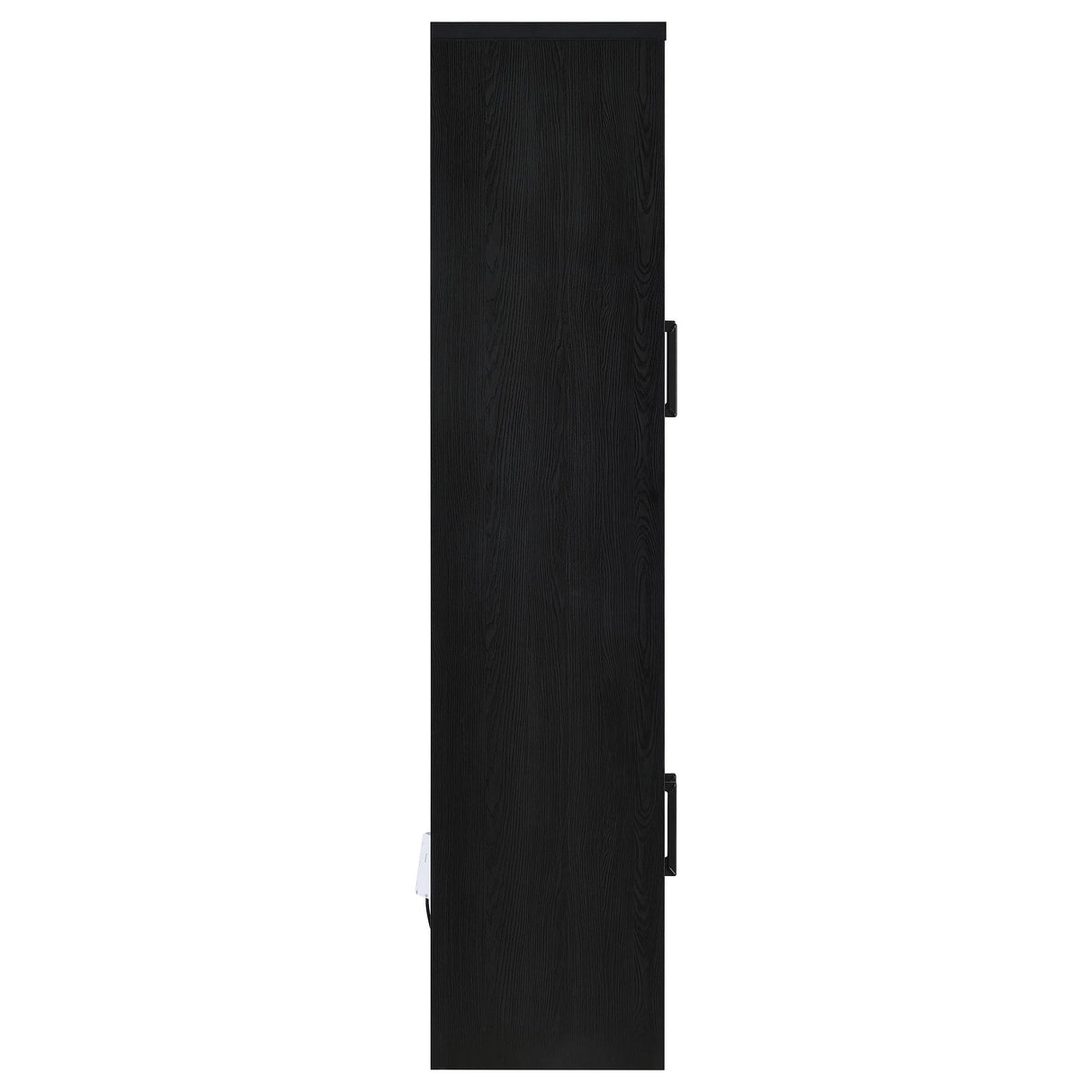 Riva Black 4-Door Tall Accent Display Cabinet with LED Lighting by Coaster at Eve Furniture