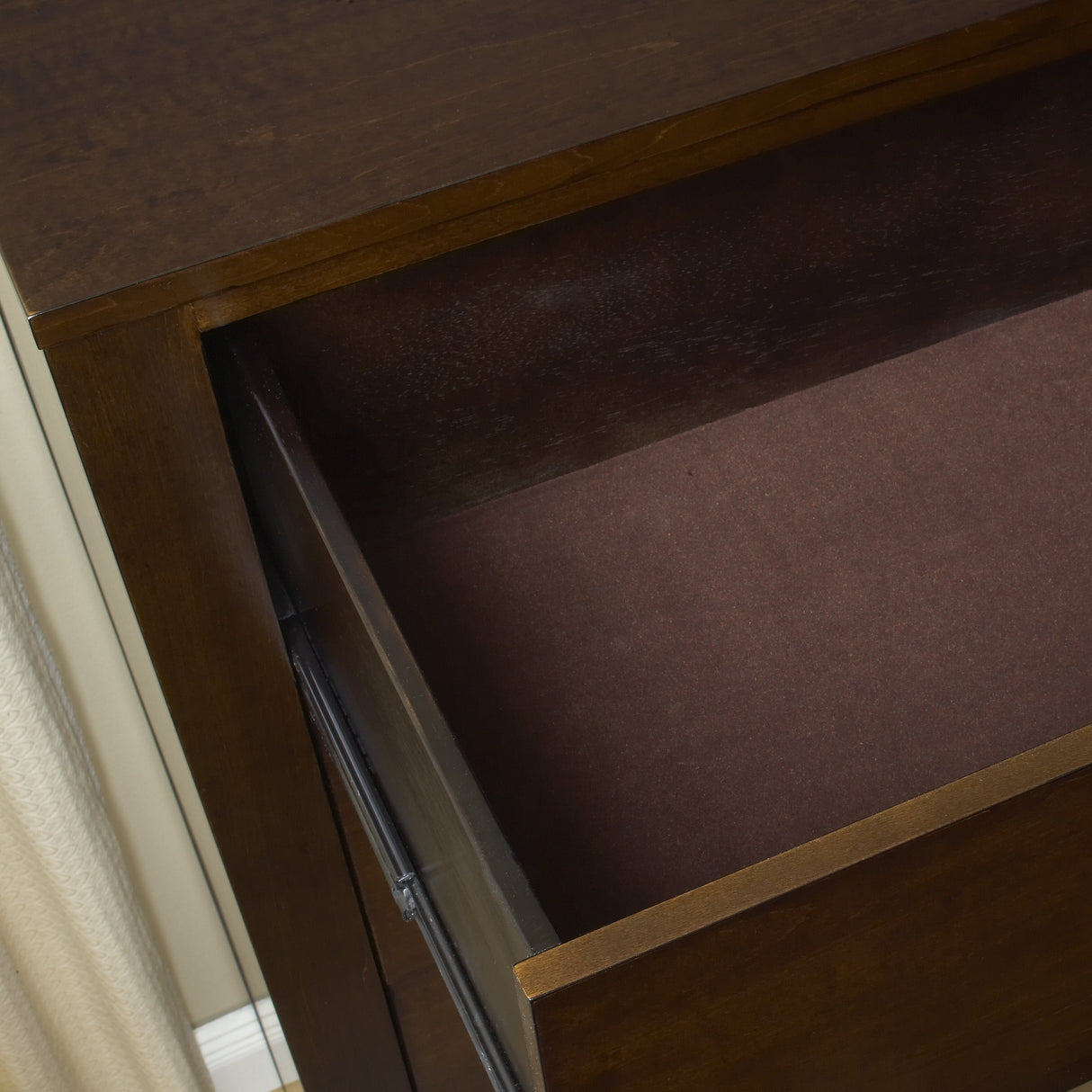 Riva Five Drawer Chest in Chocolate Brown by Modus Furniture at Eve Furniture