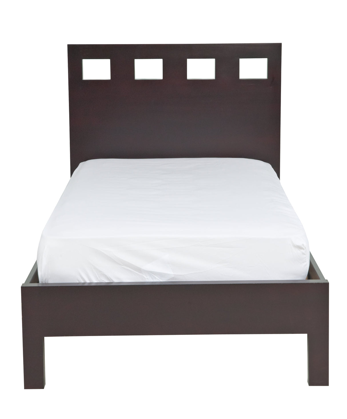 Riva Wood California King Platform Bed in Espresso by Modus Furniture at Eve Furniture