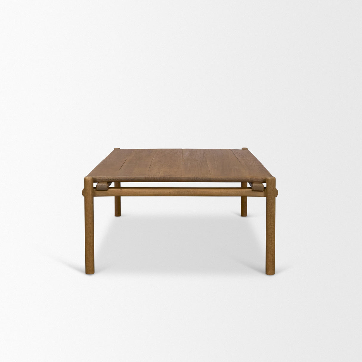 Riven Oak Wood Rectangular Coffee Table by Mercana at Eve Furniture