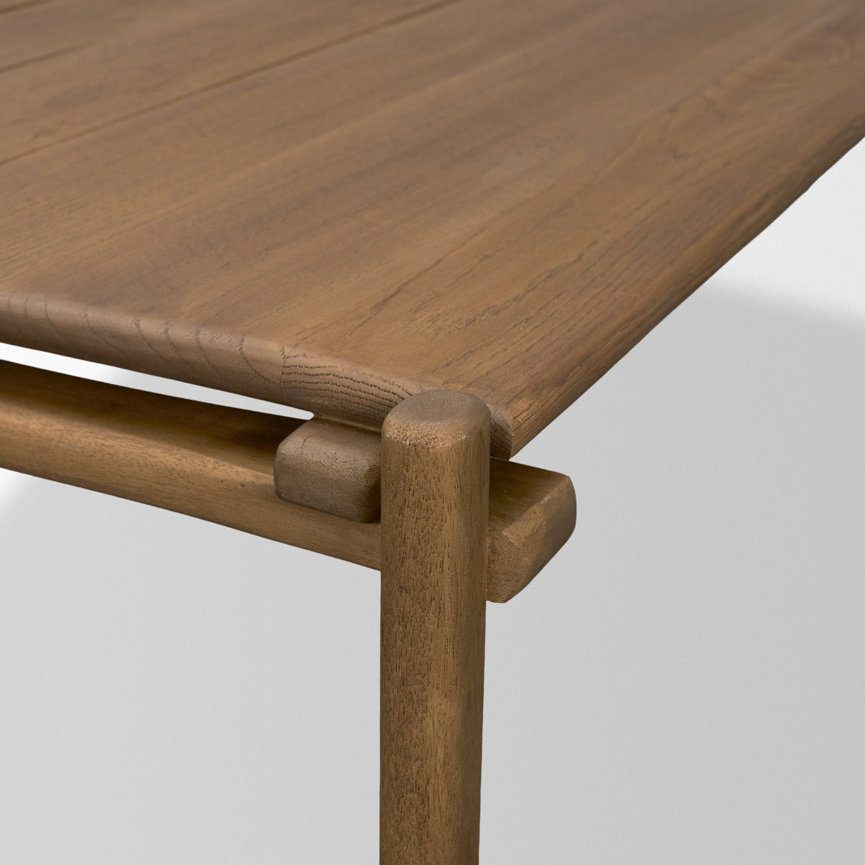 Riven Oak Wood Rectangular Coffee Table by Mercana at Eve Furniture