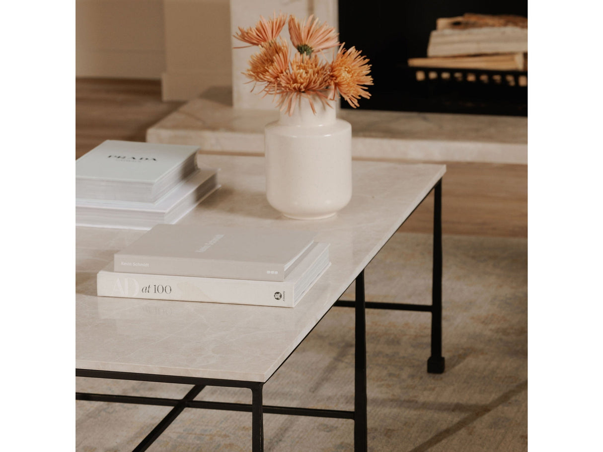 River Botticino Marble Coffee Table by MOES at Eve Furniture