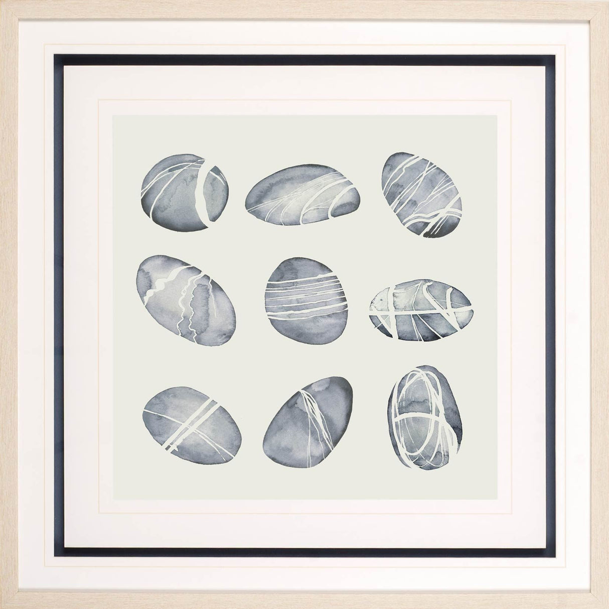 River Worn I by Grace Popp a Framed Art Print Matted under Glass by Mercana at Eve Furniture