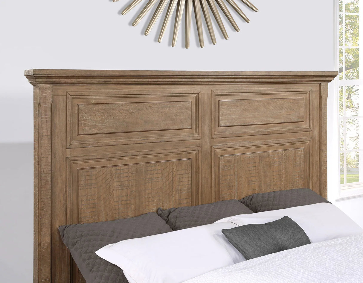 Riverdale Driftwood Storage Platform Bedroom Set by Steve Silver at Eve Furniture