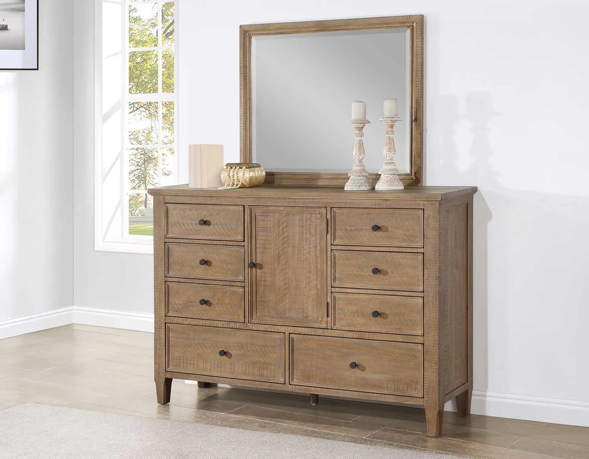 Riverdale Driftwood Storage Platform Bedroom Set by Steve Silver at Eve Furniture