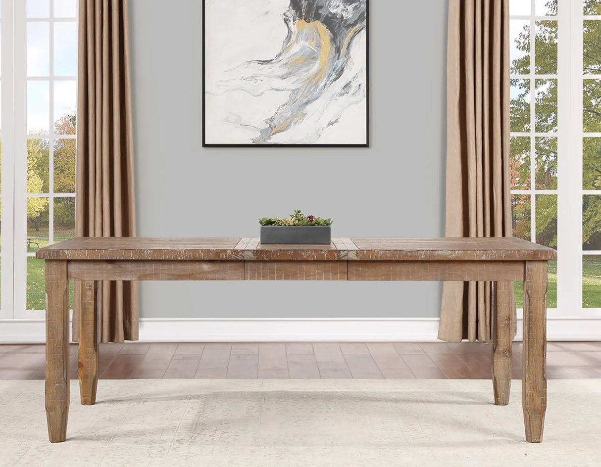 Riverdale Oatmeal/Driftwood Dining Room Set by Steve Silver at Eve Furniture