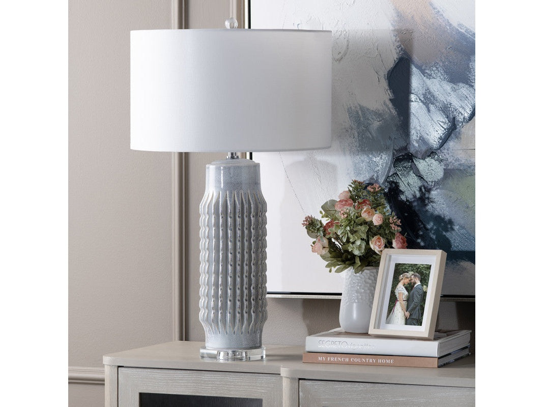 Riverdale Powder Blue Table Lamp (Set of 2) by Crestview at Eve Furniture