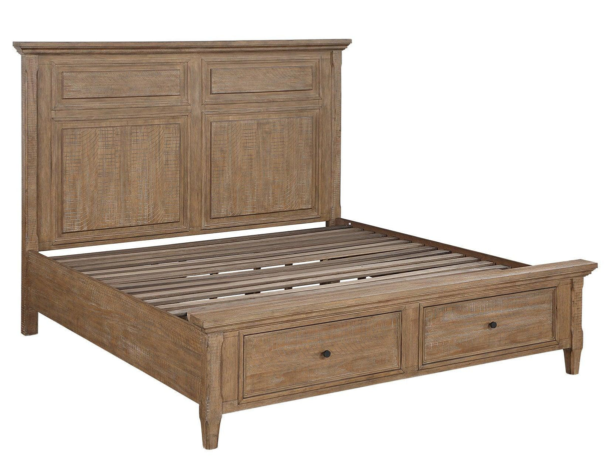 Riverdale Driftwood 4-Piece Queen Storage Platform Bedroom Set by Steve Silver at Eve Furniture