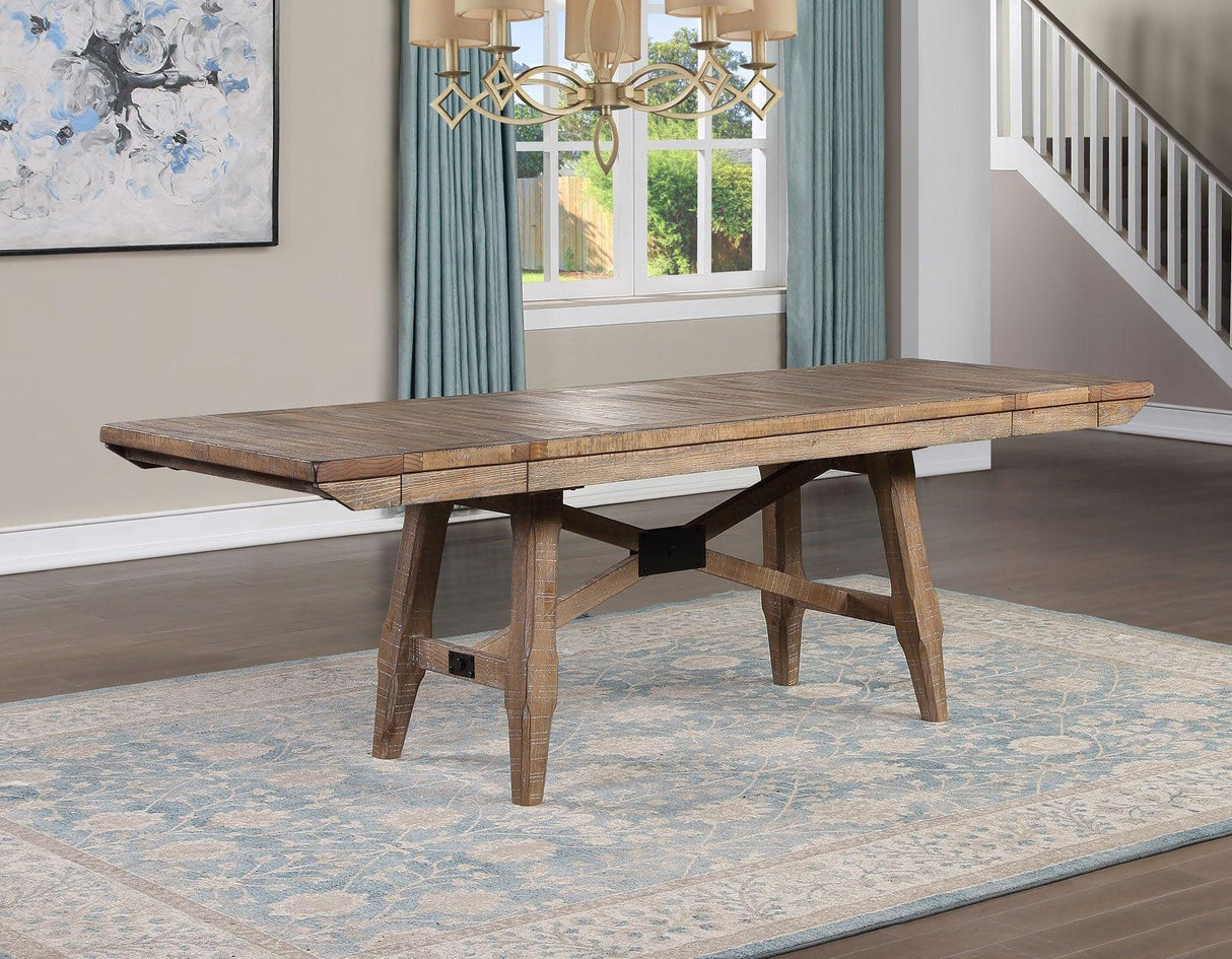 Riverdale 96-inch Dining Table w/2 12-inch Leaves by Steve Silver at Eve Furniture
