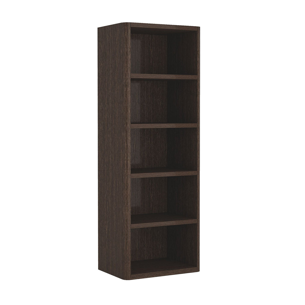 Rivington Dark Walnut 28" Open Bookcase by Manhattan Comfort at Eve Furniture