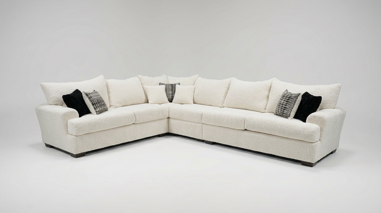 Rizz Ivory Sectional by New Era Innovations at Eve Furniture