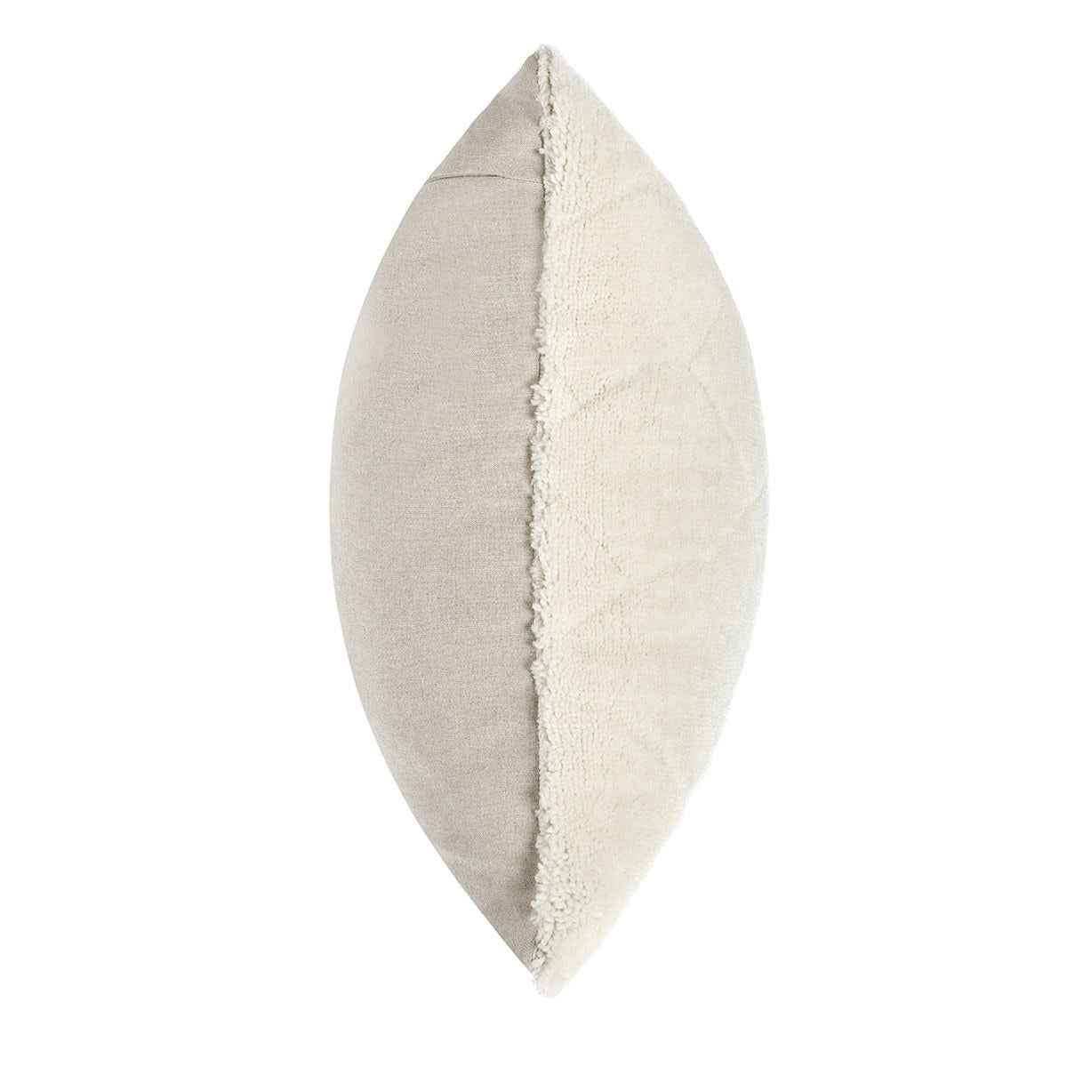 RN Mercer Ivory Wool Throw Pillow (Set of 2) by Classic Home at Eve Furniture