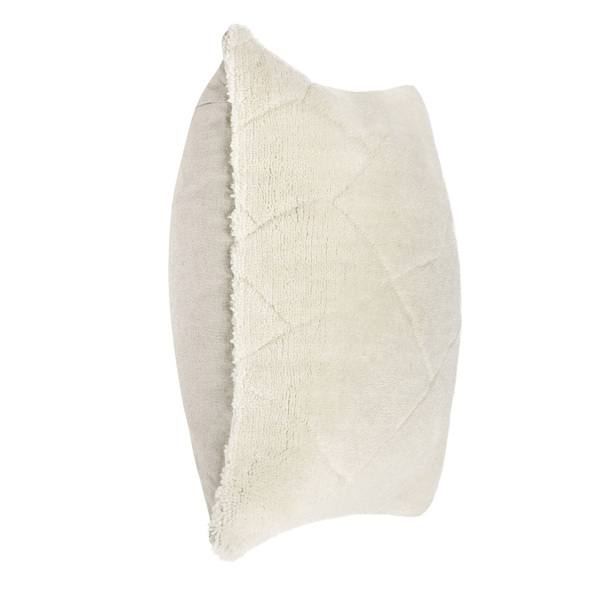 RN Mercer Ivory Wool Throw Pillow (Set of 2) by Classic Home at Eve Furniture