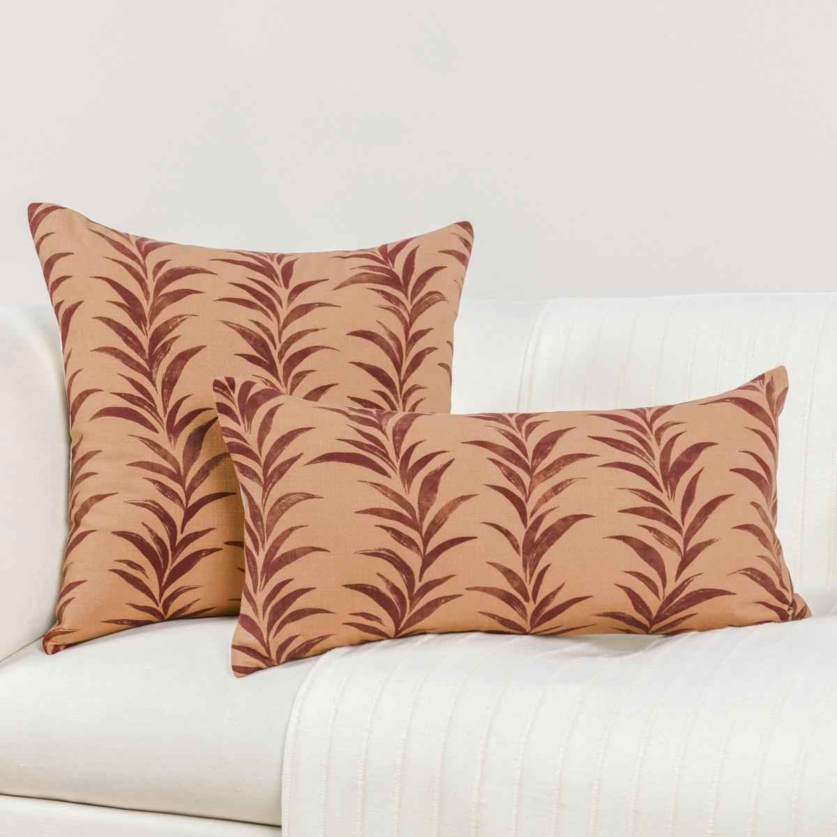 RO Alula Sienna/Burgundy Multiple Sizes Throw Pillow (Set of 2) by Classic Home at Eve Furniture